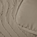Dekbed Zonder Overtrek Japandi Waves Taupe