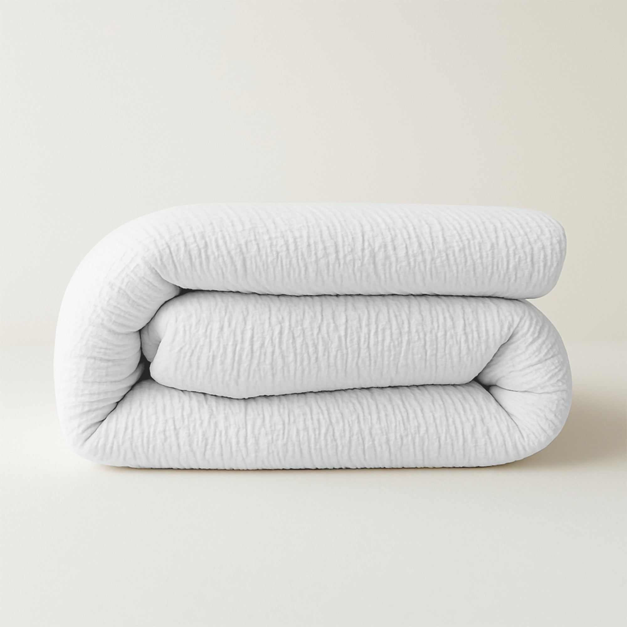 Dekbed Zonder Overtrek Micro Mousseline Wit