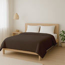 Dekbed Zonder Overtrek Micro Mousseline Bruin