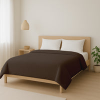 Dekbed Zonder Overtrek Micro Mousseline Bruin