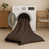 Dekbed Zonder Overtrek Micro Mousseline Bruin