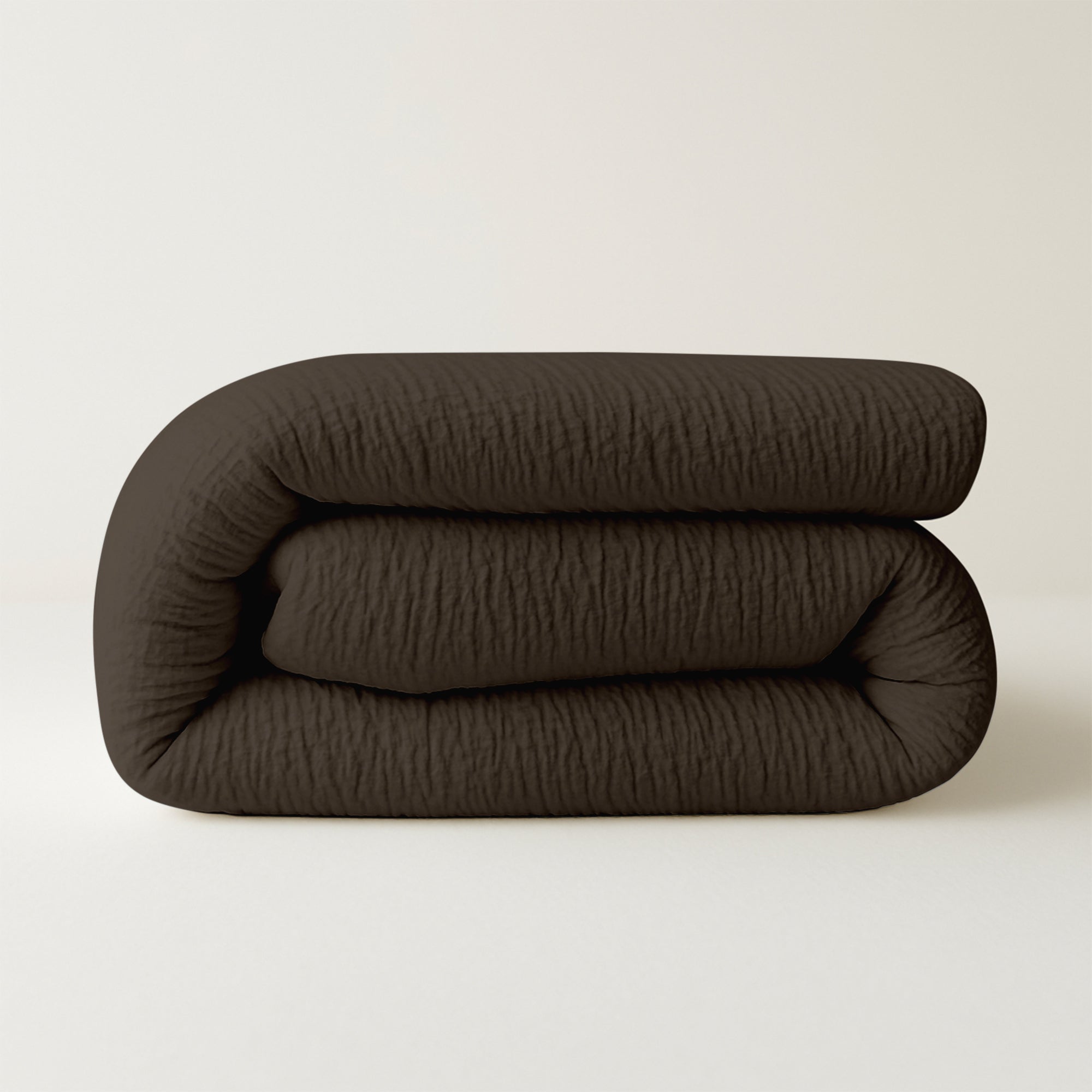 Dekbed Zonder Overtrek Micro Mousseline Bruin