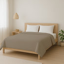 Dekbed Zonder Overtrek Micro Mousseline Taupe