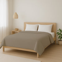 Dekbed Zonder Overtrek Micro Mousseline Taupe