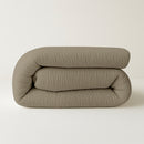 Dekbed Zonder Overtrek Micro Mousseline Taupe