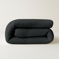 Dekbed Zonder Overtrek Micro Mousseline Antraciet