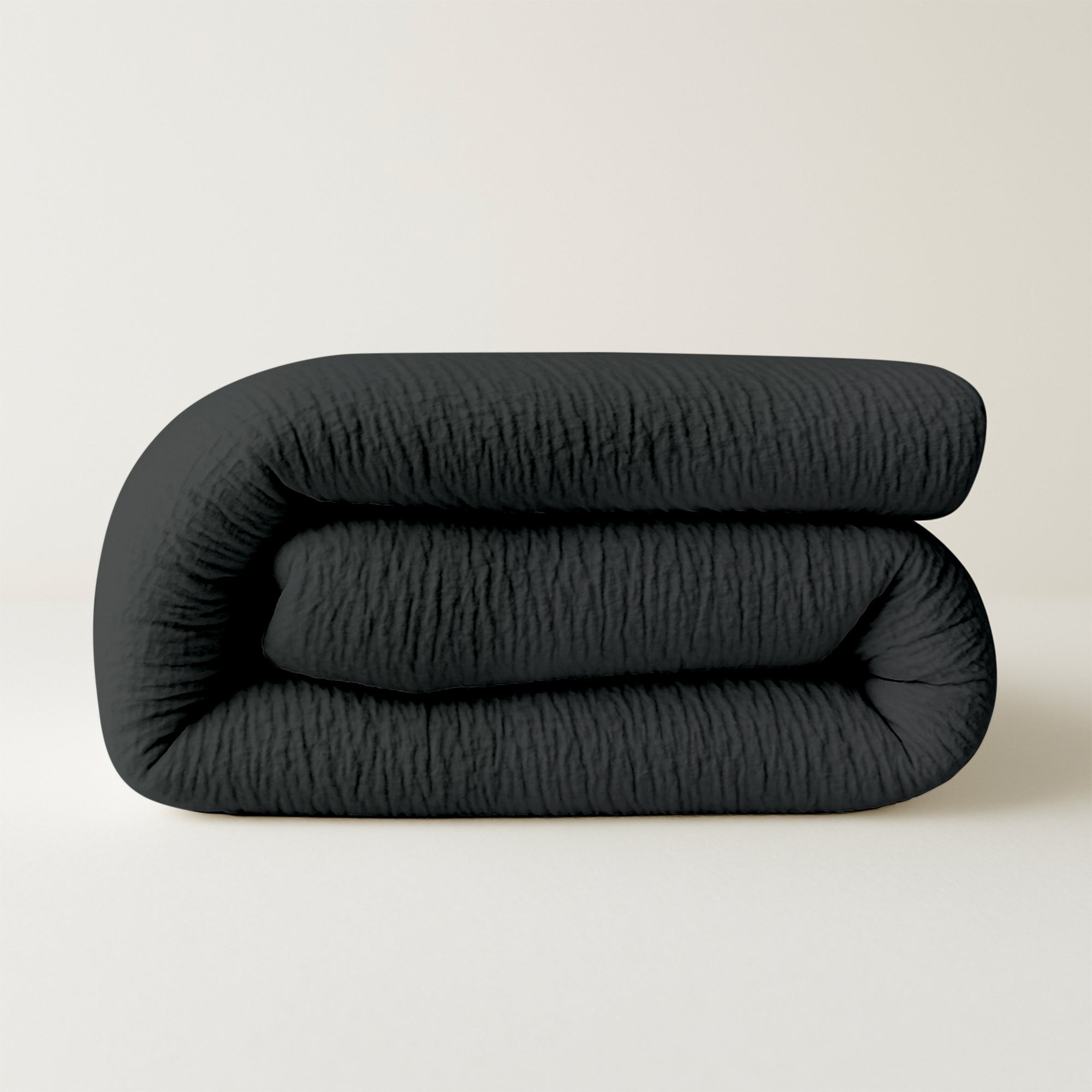 Dekbed Zonder Overtrek Micro Mousseline Antraciet