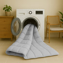 Dekbed Zonder Overtrek Stone Washed Grijs