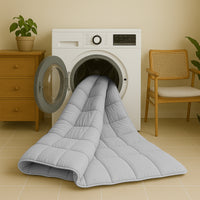 Dekbed Zonder Overtrek Stone Washed Grijs