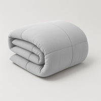 Dekbed Zonder Overtrek Stone Washed Grijs