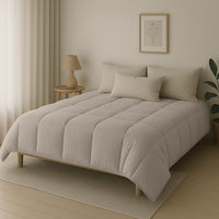 Dekbed Zonder Overtrek Stone Washed Zand