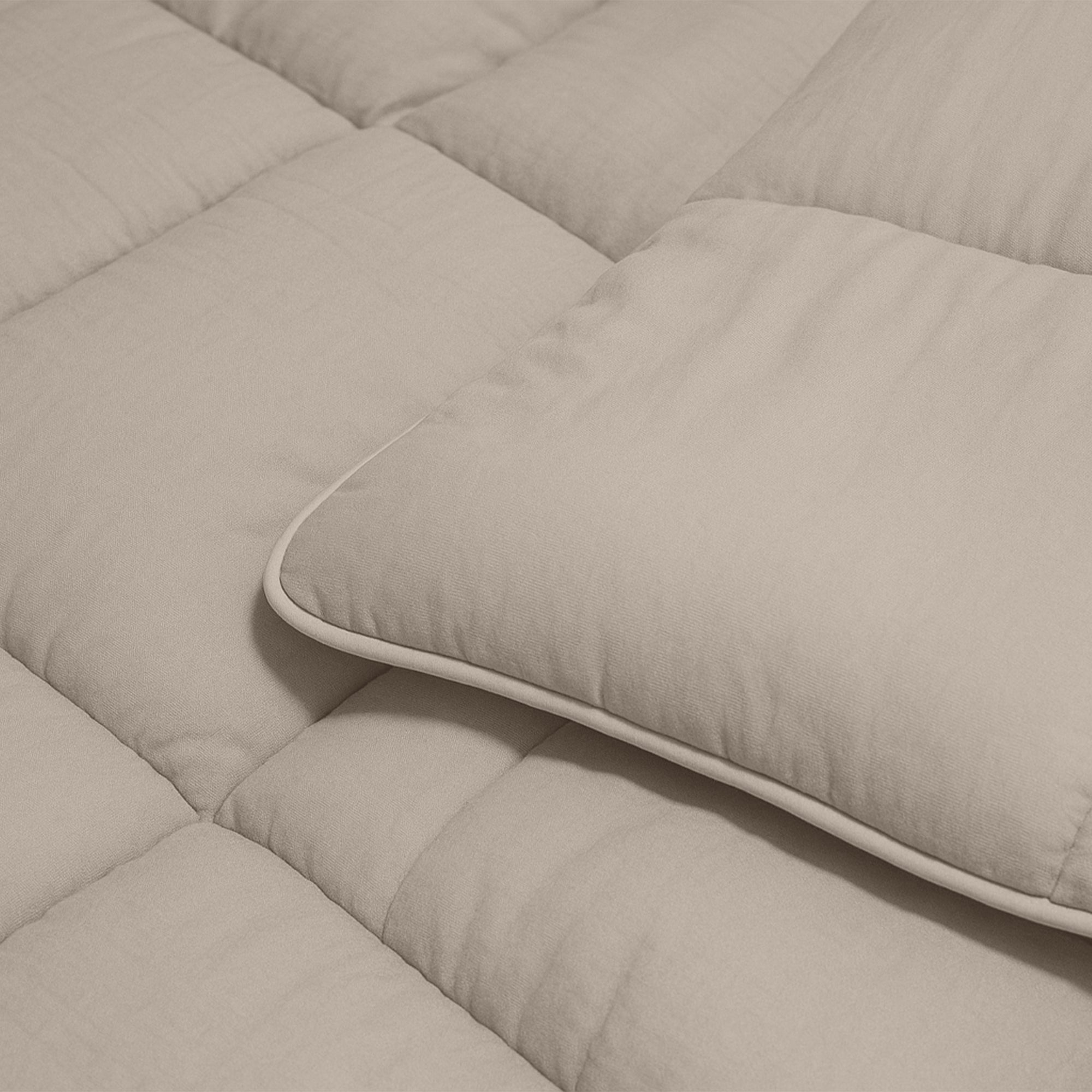 Dekbed Zonder Overtrek Stone Washed Zand