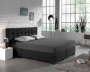 Matras Hoeslaken Dubbel Jersey Antraciet