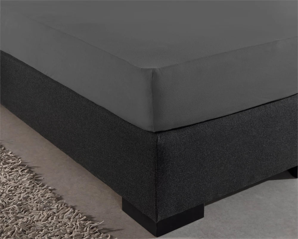 Matras Hoeslaken Dubbel Jersey Antraciet