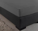 Matras Hoeslaken Dubbel Jersey Antraciet