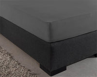 Matras Hoeslaken Dubbel Jersey Antraciet