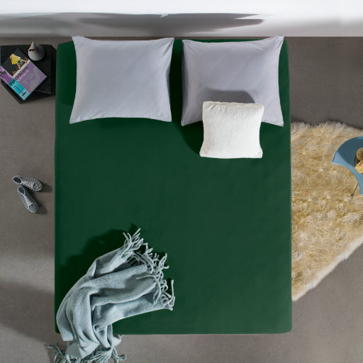 Matras Hoeslaken Jersey Botanisch Groen