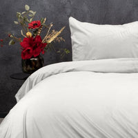 Dekbedovertrek set - Velvet Porcelain White