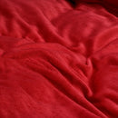 Dekbedovertrek set - Velvet Lava Red