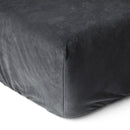Matras Hoeslaken Velvet Antraciet