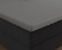 Dubbel Jersey Topper Hoeslaken Grijs