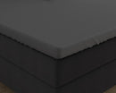 Dubbel Jersey Topper Hoeslaken Zwart