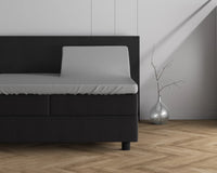 Dubbel Jersey Splittopper Hoeslaken Grijs