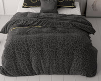 Dekbedovertrekset Dark Sleep Zwart