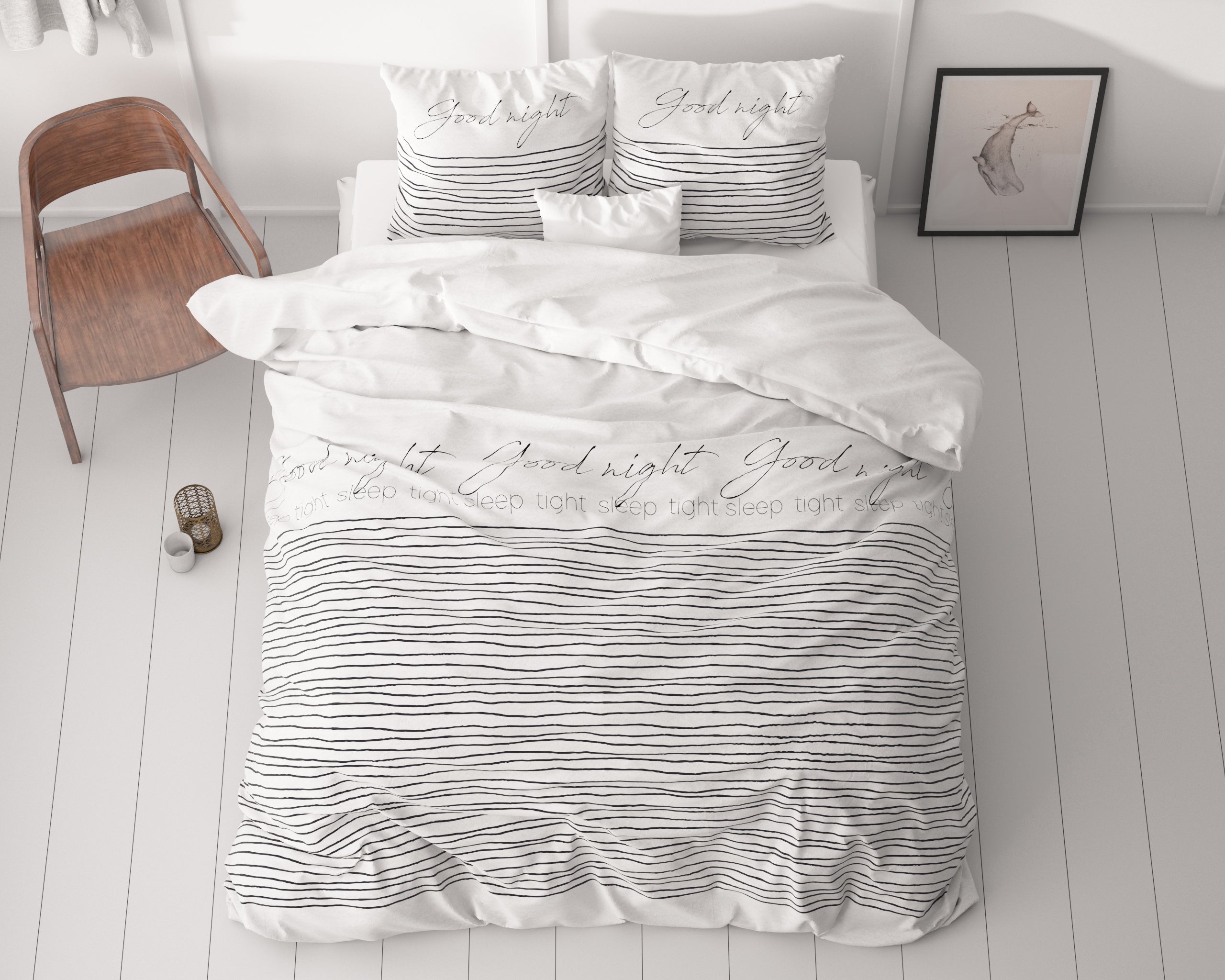 Dekbedovertrekset Sleeptight 2 Wit