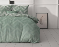 Dekbedovertrekset Wavey Shades Groen