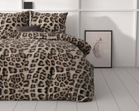 Dekbedovertrekset Deep Panther Bruin