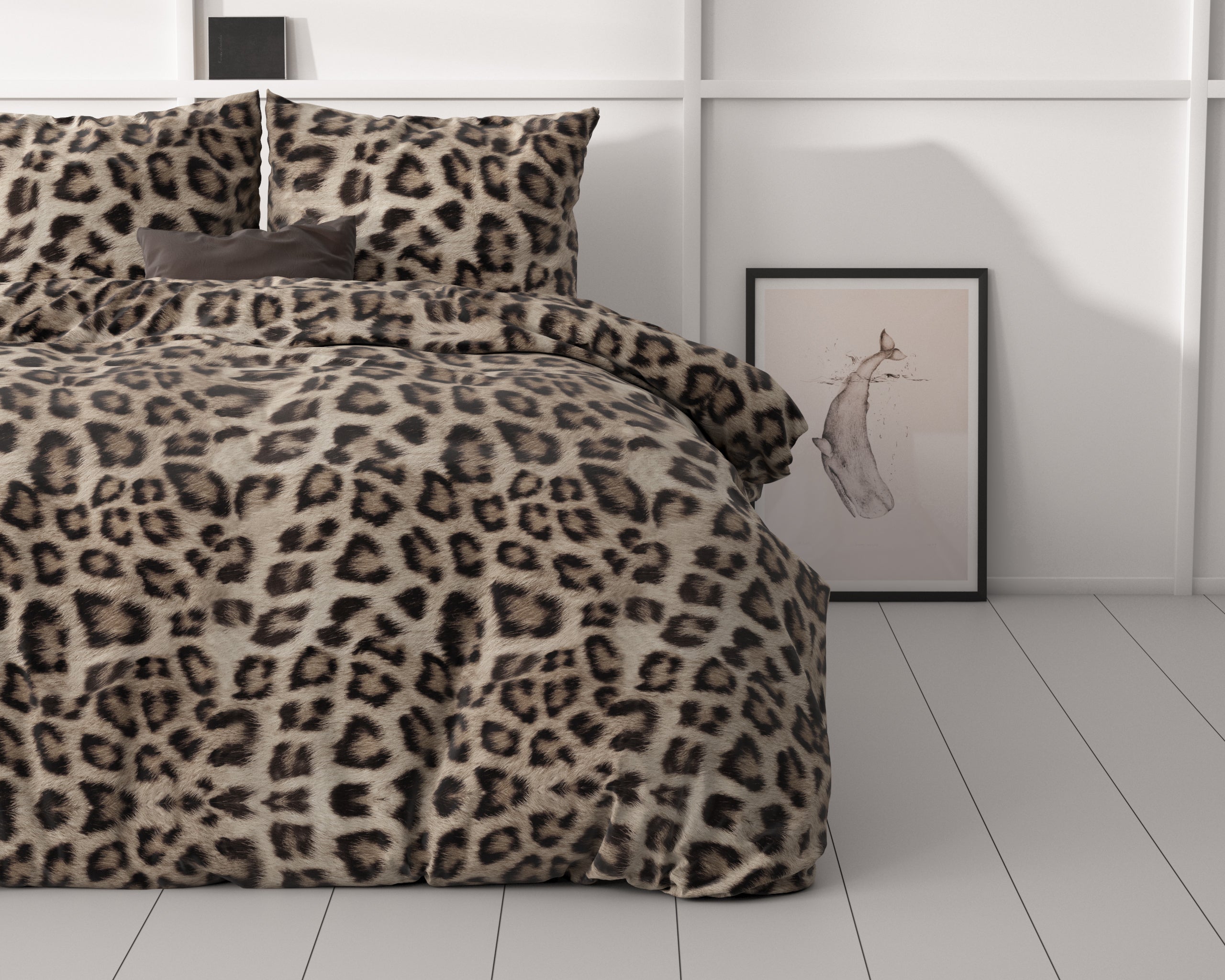 Dekbedovertrekset Deep Panther Bruin