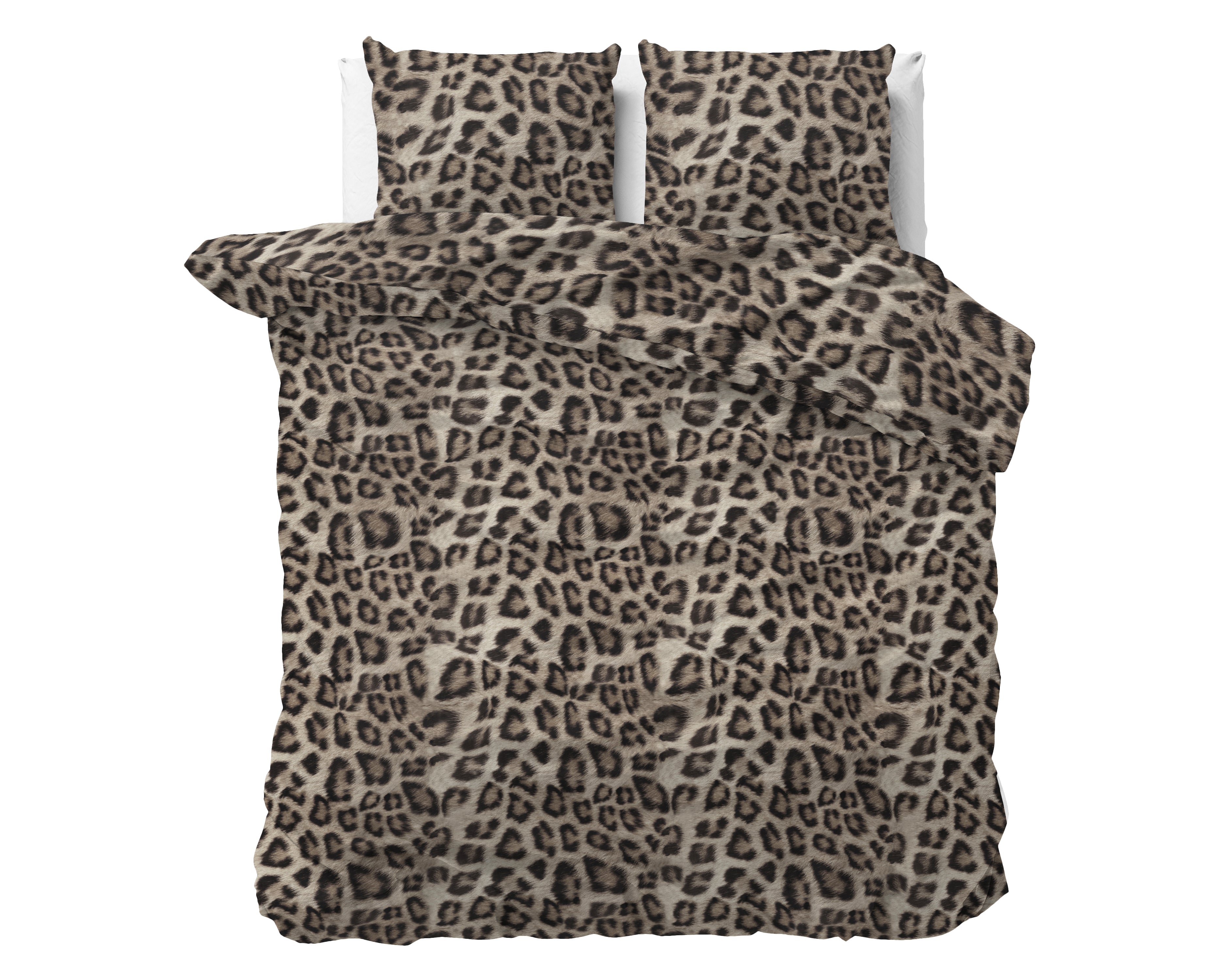 Dekbedovertrekset Deep Panther Bruin