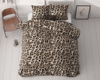 Dekbedovertrekset Deep Panther Bruin
