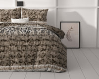 Dekbedovertrekset Tiger Leopard Taupe