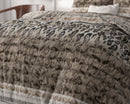 Dekbedovertrekset Tiger Leopard Taupe