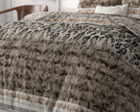 Dekbedovertrekset Tiger Leopard Taupe