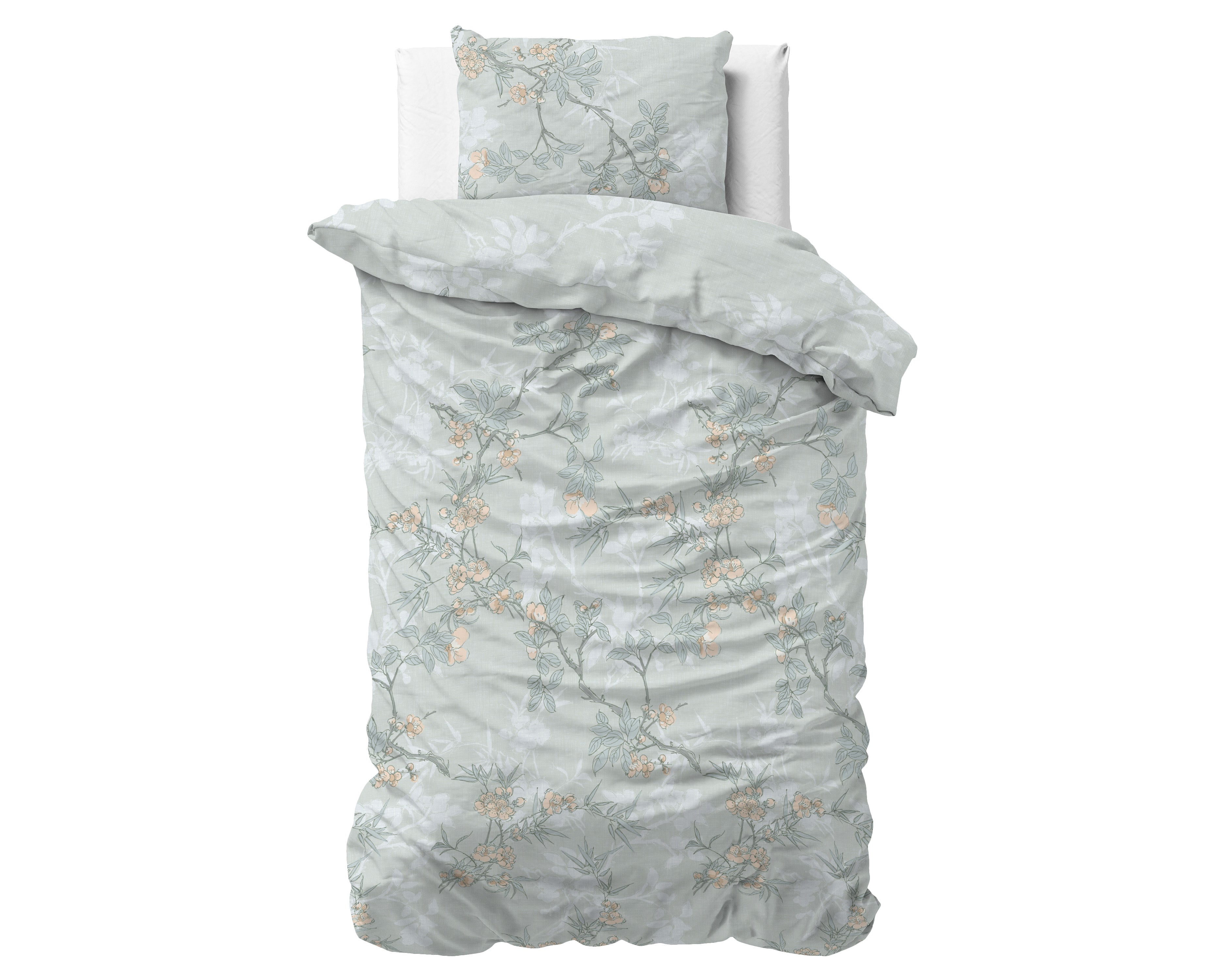 Dekbedovertrekset Blossom Blauw