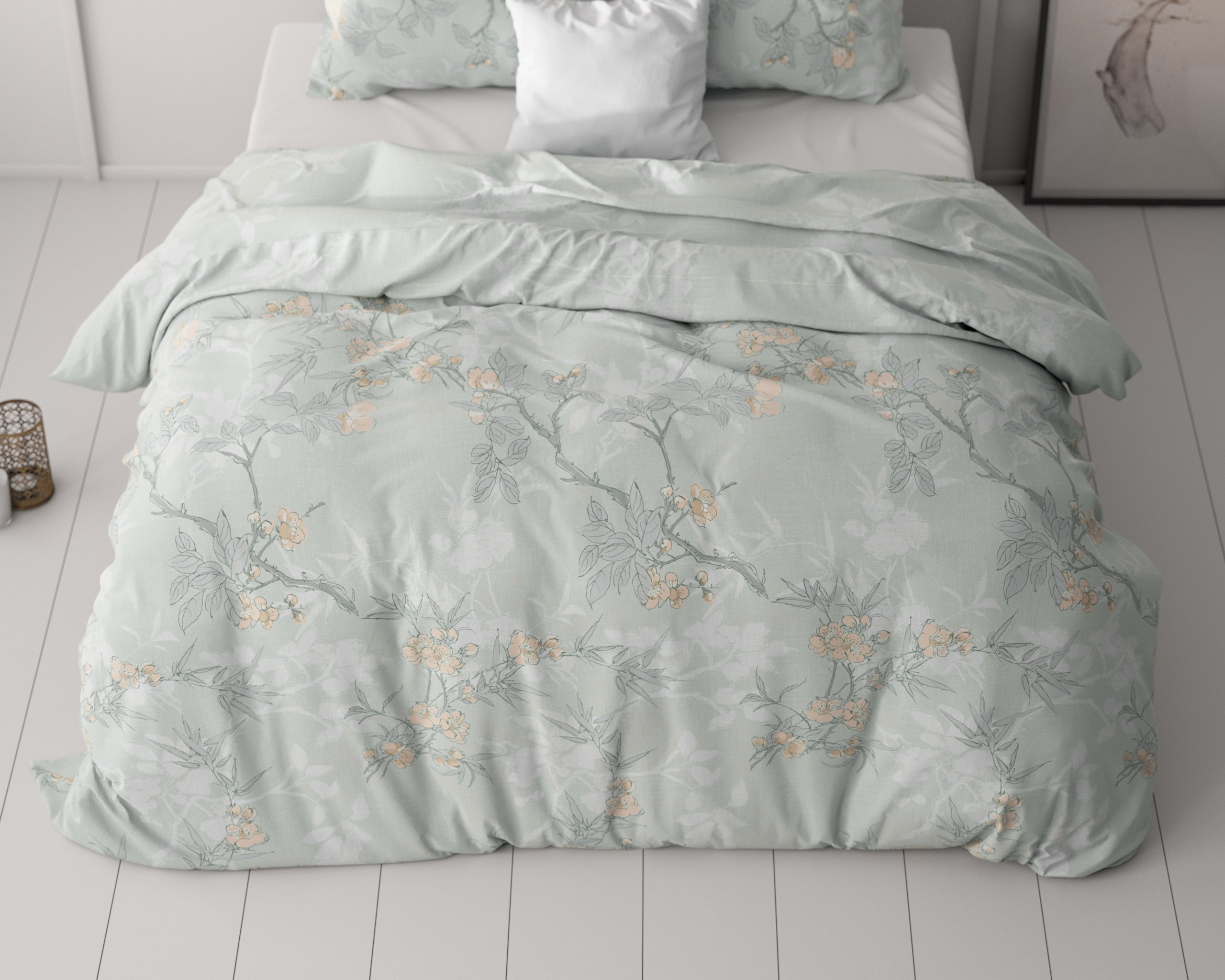 Dekbedovertrekset Blossom Blauw