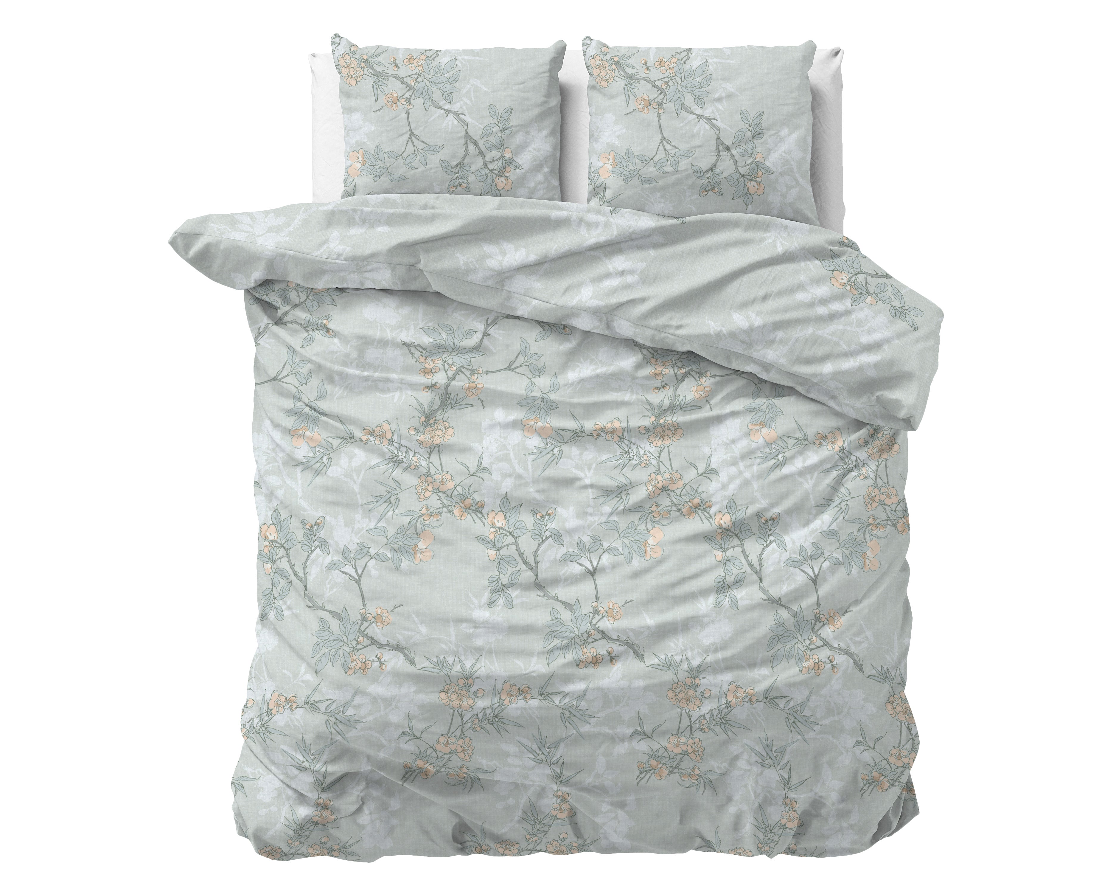 Dekbedovertrekset Blossom Blauw