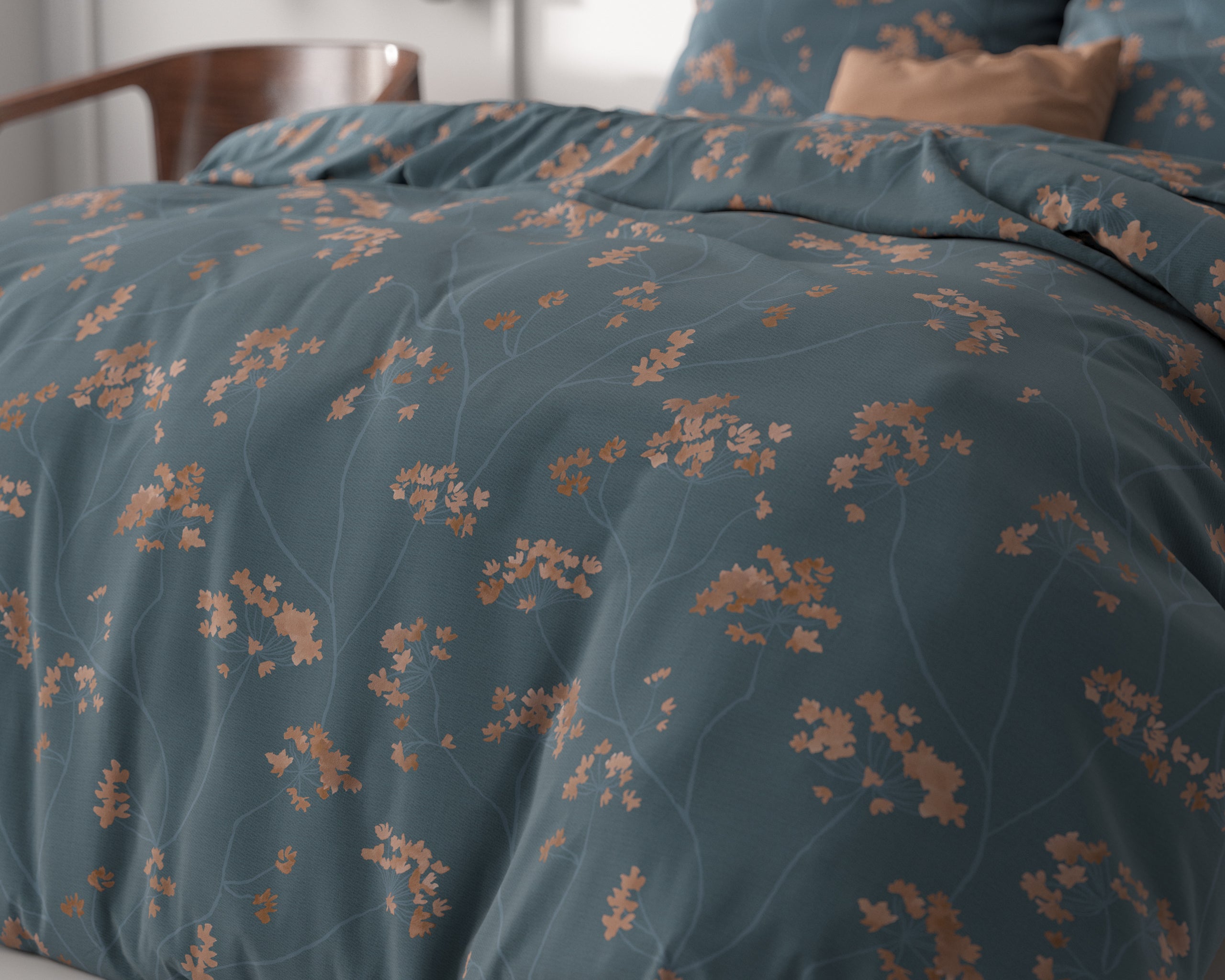 Dekbedovertrekset Gia Blauw
