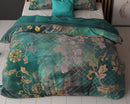 Dekbedovertrekset Raddison Flower Groen