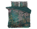 Dekbedovertrekset Raddison Flower Groen