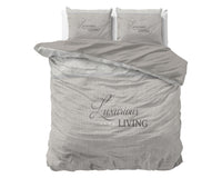 Dekbedovertrekset Luxurious Living Zand