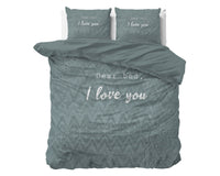 Dekbedovertrekset I Love Bed Groen