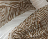 Dekbedovertrekset Amber Beige/bruin