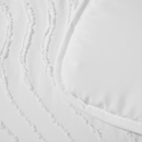 Dekbed Zonder Overtrek Japandi Waves White