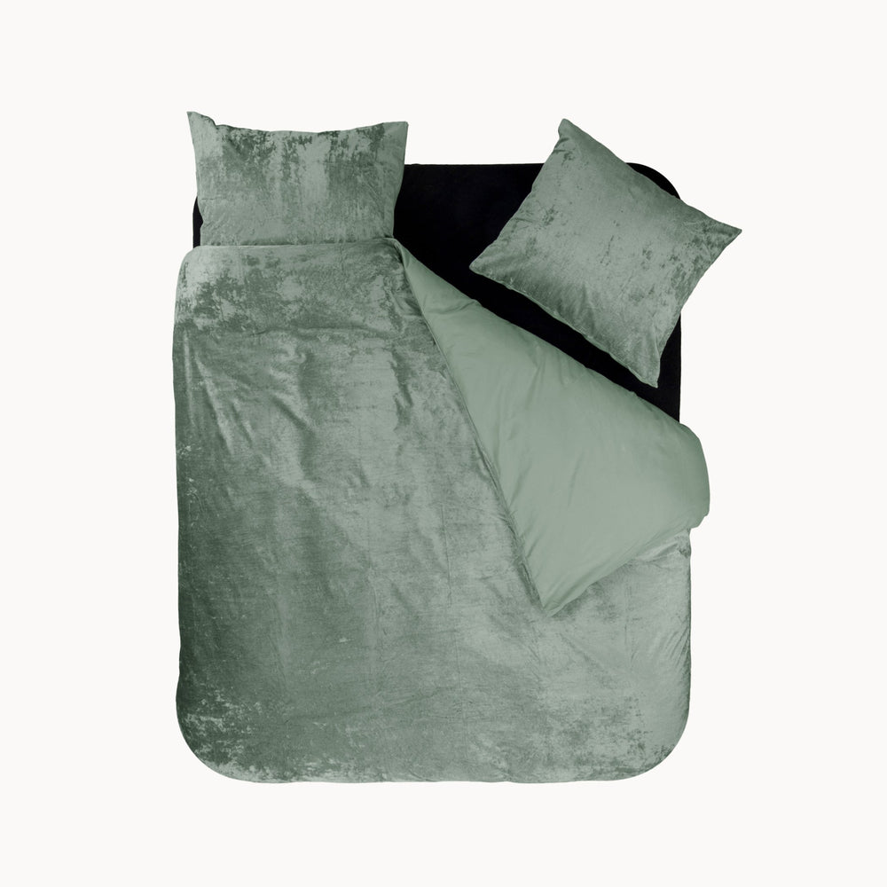 Dekbedovertrek set Vintage Velvet Groen