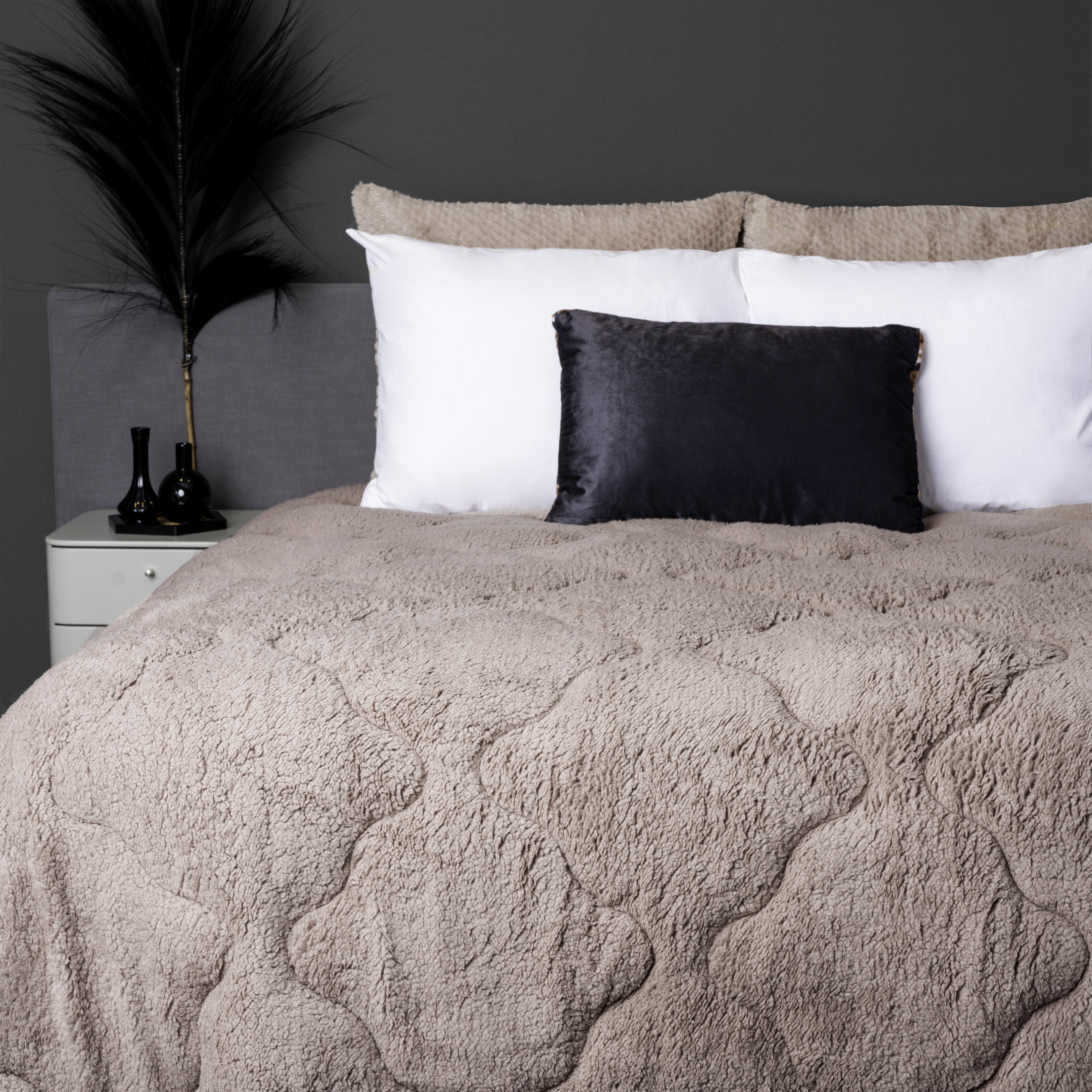 Dekbed Zonder Overtrek Teddy™ Taupe