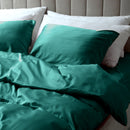 Dekbedovertrek set Effen Luxe Katoen Satijn Sea Green